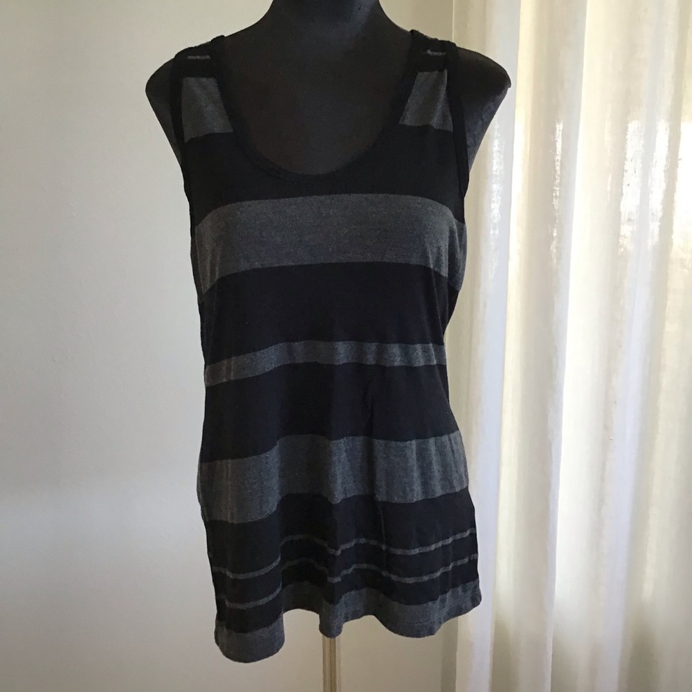 WDG3136 JAMES PERSE Striped Tank Top